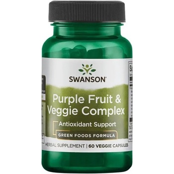 Swanson Purple Fruit & Veggie Complex, 60 капсули, Swanson (SWR071)