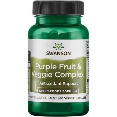 Swanson Purple Fruit & Veggie Complex, 60 капсули, Swanson (SWR071)
