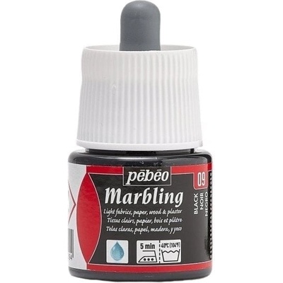 Pébéo 130-009 Мраморна боя Black 45 ml 1 бр (130-009)