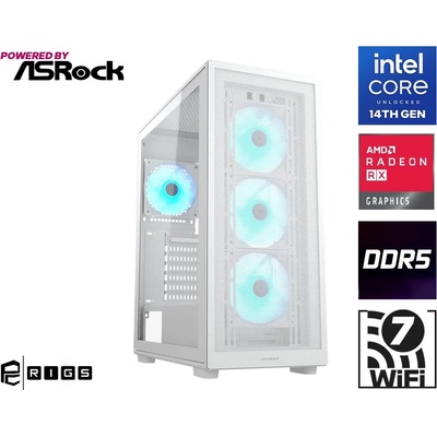 PCbuild PCB|Rigs MK5 Shade Powered by ASRock - Core i7-14700K / RX 9070 XT / 32GB DDR5 / 1TB NVMe (48970)