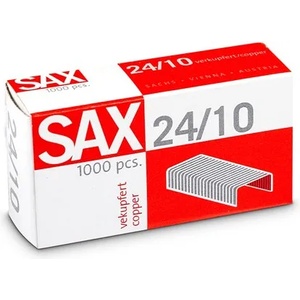 SAX Скоби, 24/10, медни, sax 1-210-01 (1-210-01)