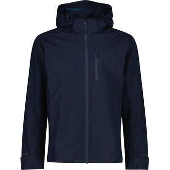 CMP Мъжко водоустойчиво яке CMP Jacket Fix Hood Ripstop Waterproof jacket - Black Blue - размер 58 (EU) (002-3410-0317)