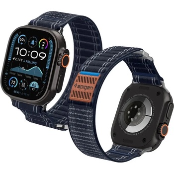 Spigen Каишка Spigen WBF0 за Apple Watch 44 / 45 / 46 / 49 мм - тъмносиня (8800283312775)