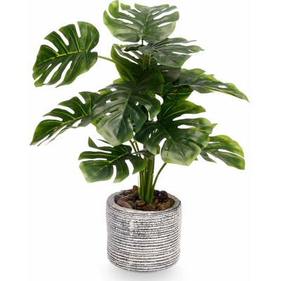 IBERGARDEN Umělá rostlina MONSTERA, 37 cm vícebarevná