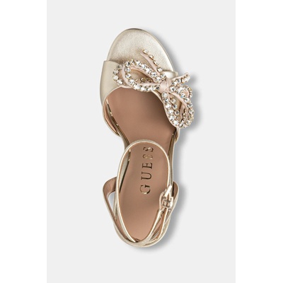 Guess Кожени сандали Guess CHARMIN2 (FLFCR2.LEA03.GOLD)