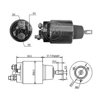 Spínač startéru Bosch 0001218172