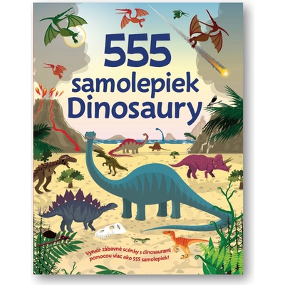 555 samolepiek Dinosaury
