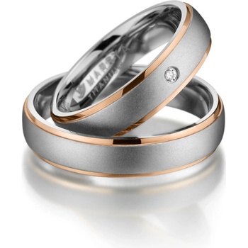 Marrya D TI 12 Titánový snubný prsteň