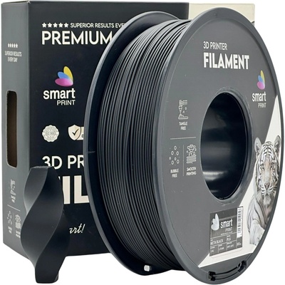 Smart Print FG-S81-E1, 3D филамент, PLA, 1, 75mm, 1000g, Черен (Meta black) (FG-S81-E1)