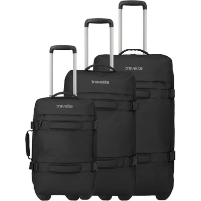 Travelite Bolonia Wheeled Duffle Black 35 l 50 l 75 l TRAVELITE-8000250-01