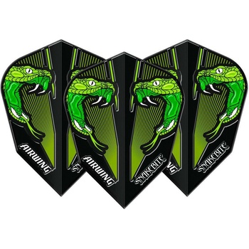 Red Dragon Airwing Peter Wright Snakebite štandardné, zelené