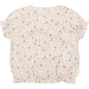 Little Dutch Блуза с къс ръкав Little Dutch - Creme, 92 cm, 18-24 м (CL25021027)
