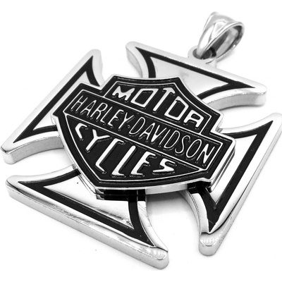 Steel Jewelry přívěsek Maltézský kříž Chirurgická ocel Motorkářský PR231110