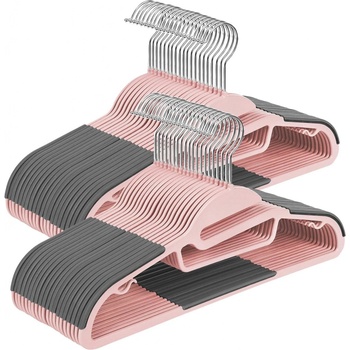 SONGMICS Sada ramínek DRUA 50 ks růžová/šedá