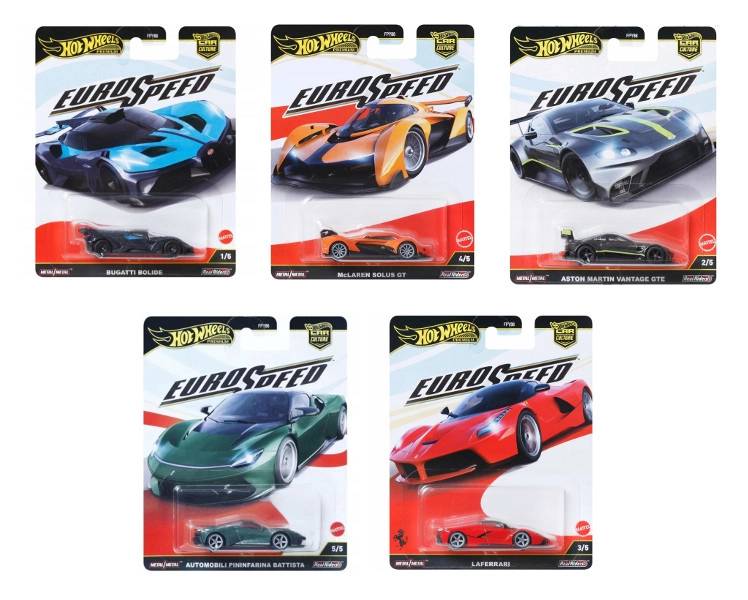 Hot Wheels Premium Car Culture Euro Speed Laferrari od 7,8