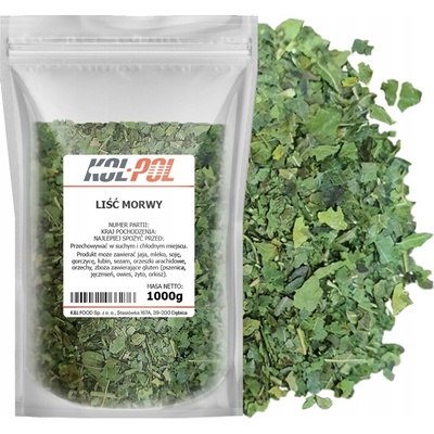 Kol-Pol Listy moruše bielej rezané 1 kg
