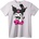 NOONEBRAND Тениска Сладък Skull Зайчо - XL, Black