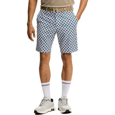 J.Lindeberg Men Vent Print Shorts Ladder Estate White