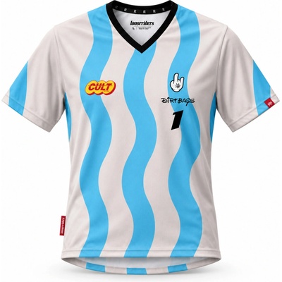 Loose Riders D/RT FC Blue krátký rukáv pánský