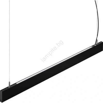 Ideal Lux - LED пендант на кабел STEEL LED/29W/230V 3000K CRI 90 120 cm черен (ID367606)