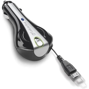 Cellularline Ролетно зарядно за кола, microUSB, 12V