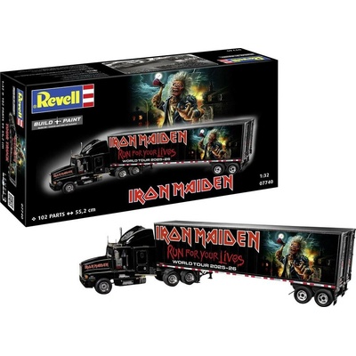 REVELL Plastic ModelKit auto 07740 Tour Truck "Iron Maiden" 1:32