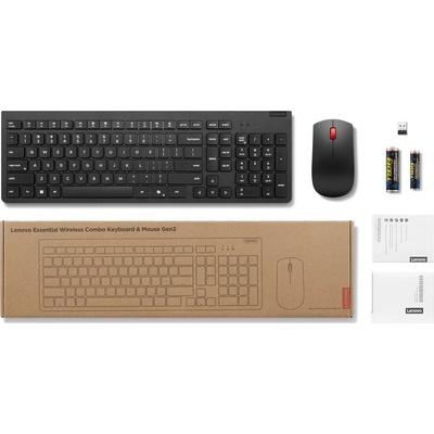 Lenovo Essential Wireless Combo Keyboard & Mouse Gen2 4X31R64461