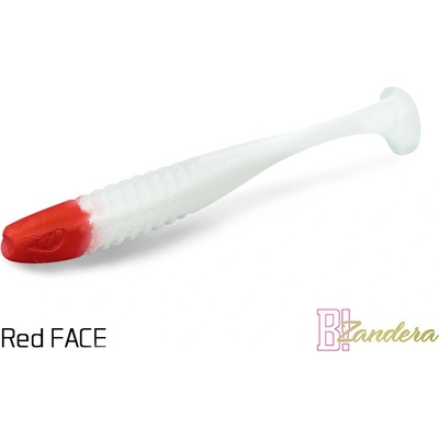 Umělá nástraha Delphin ZANDERA UVs / 5ks 15cm/RedFACE