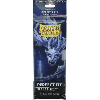 Dragon Shield Протектори за карти Dragon Shield Perfect Fit Sealable Sleeves - Small Clear (100 бр. )