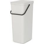 Brabantia Кош за смет за разделно събиране Brabantia Sort&Go 40L, Light Grey (1005554) - topmarket