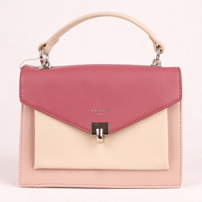 David Jones Paris pevná kabelka aktovka CM5026 růžová