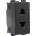 ELMARK Lecce double pin socket АНТРАЦИТ (27007sa)