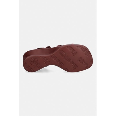 Camper сандали обувки със скосена пларформа от кожа Louise Sandal (K201916.002)