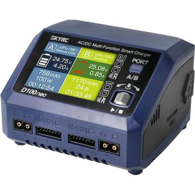 SKYRC Зарядно с два канала SkyRC D100 Neo LiPo 1-6s 10A 100W AC Charger SK100199-01 (SK100199-01)