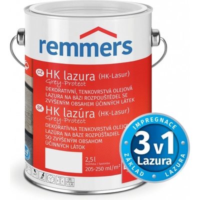 Remmers HK Lasur 2,5 l Graphitgrau