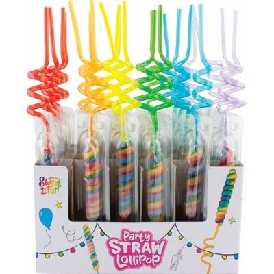 Sweet´n Fun Party Straw lízanka 42 g