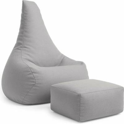 Meowbaby Outzy dětský sedací vak světlá/šedá 50 cm, 70 cm, 60 cm