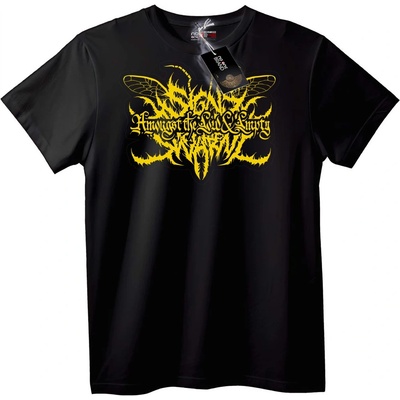 NOONEBRAND Тениска Сред Лич и Празно - S, Black