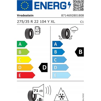 Vredestein WINTRAC PRO+ 275/35 R22 104Y