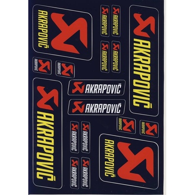 Nálepky moto Akrapovič
