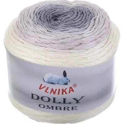 Příze Dolly Ombre 313 šedá