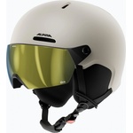 Alpina Детска скиорска каска Alpina Zupo 2 Visor Q-Lite sand matt