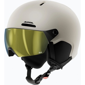 Alpina Детска скиорска каска Alpina Zupo 2 Visor Q-Lite sand matt