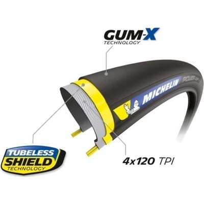 Michelin Power Cup Classic TS TLR Competition Line Tubeless ready průměr/šíře 622 x 30 Kevlar
