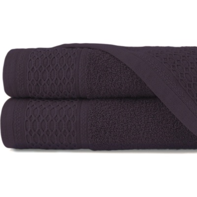 Darymex BAVLNENÝ UTERÁK SOLANO 30 x 50 CM TMAVOFIALOVÁ