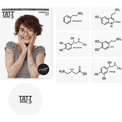 Tetovačky pre ženy Vzorce Emócie TATTonMe sada