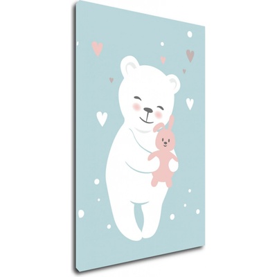 Impresi Obraz White cute bear - 20 x 30 cm