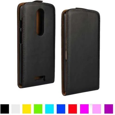 Motorola Moto X Force Флип Кожен Калъф и Протектор