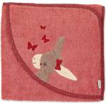 Sterntaler Детска плажна кърпа Sterntaler Kid's Kapuzenbadetuch Beach towel - Mattrot / Emmily II - размер 100 x 100 cm (581-0394-0611)