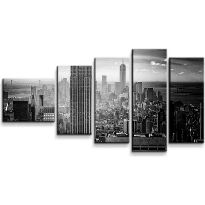 Sablio Obraz - 5-dílný Manhattan - 100x60 cm